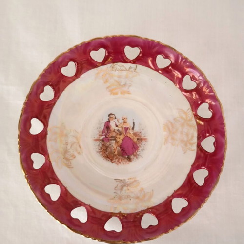 Yamasen Japanese Porcelain Tea Set with Gold Leaf, New