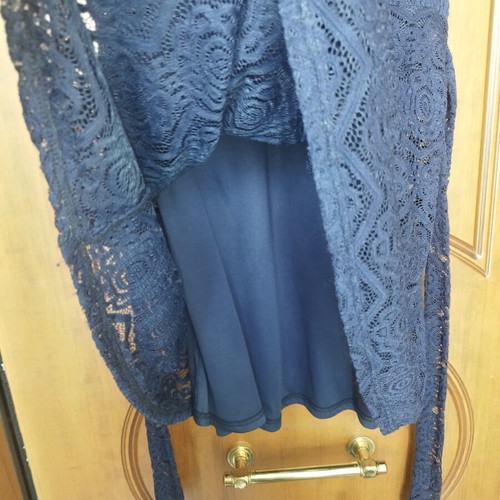 Mela London navy δαντελένιο φόρεμα XL σαν καινούργιο