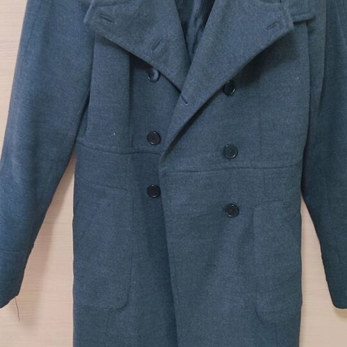 Zara coat medium gray like new