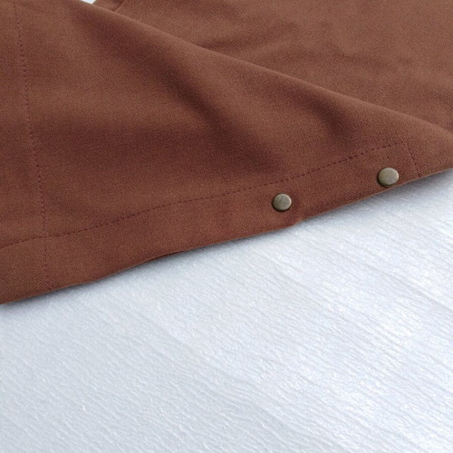 Women's fabric pants brown like new, size XXS