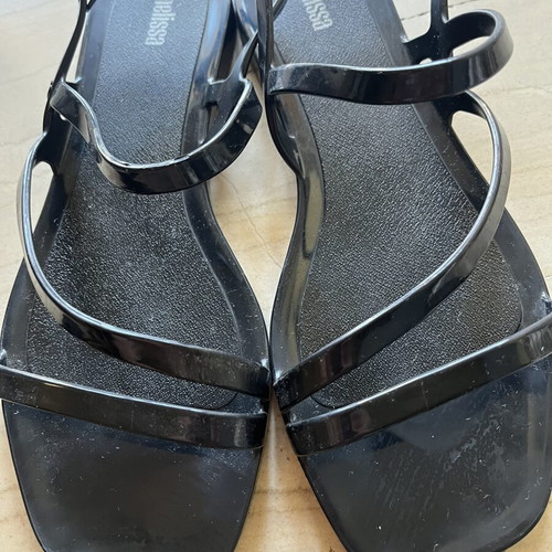 Melissa original sandals used, sizes 40-40.5, firming smell