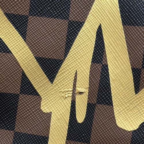 Sprayground That Gold Drip DLXSV Backpack new, black and brown checkered with gold design