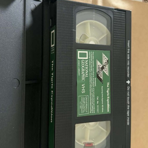 The Tigris Expedition National Geographic videocassette like new