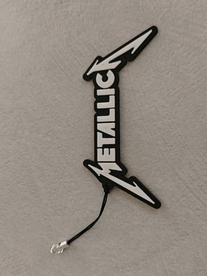 Μπρελόκ Metallica με σχοινάκι, πλαστικό PLA