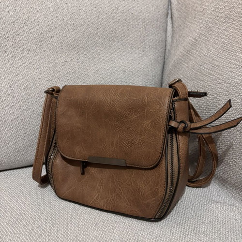 Women's Vintage Crossbody Bag Camel New