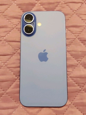 Apple iPhone 16 smartphone σε ultramarine με αποθηκευτικό χώρο 256GB
