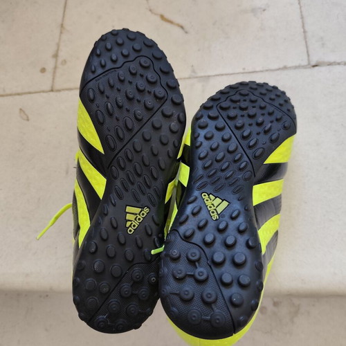 Adidas Ace 16.4 turf shoes as-new, size US8-UK7.5-EU41 1/3 men, yellow