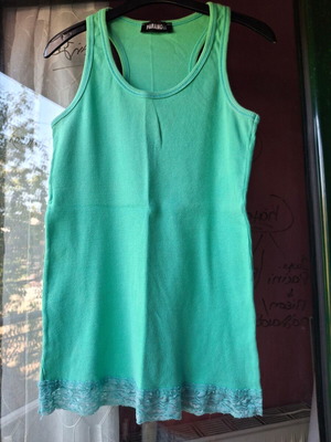 Paranoia tank top new, size M, green