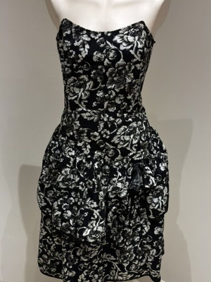 Pepe Jeans strapless dress Small new, black and white