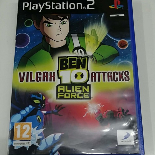 Ben 10 Alien Force Vilgax Attacks PS2 game, English