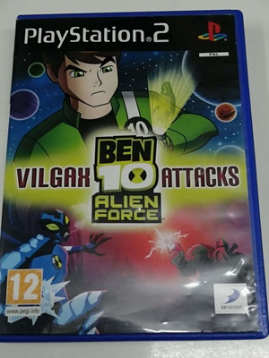 Ben 10 Alien Force Vilgax Attacks PS2 game, English