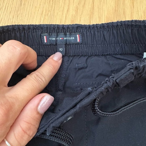 Tommy Hilfiger cotton twill pants dark blue, like new, size 2 years