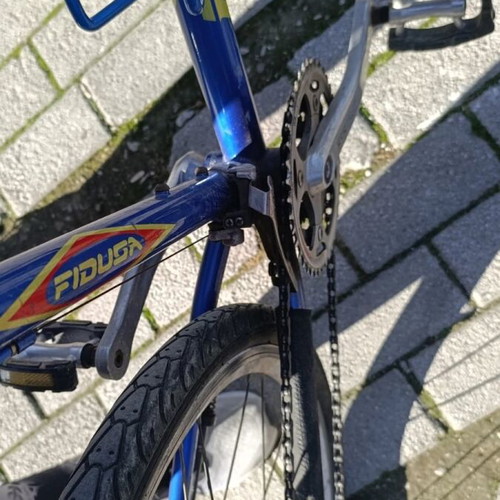 Fidusa Mountain Bike like new, blue, women's, folding with suspension