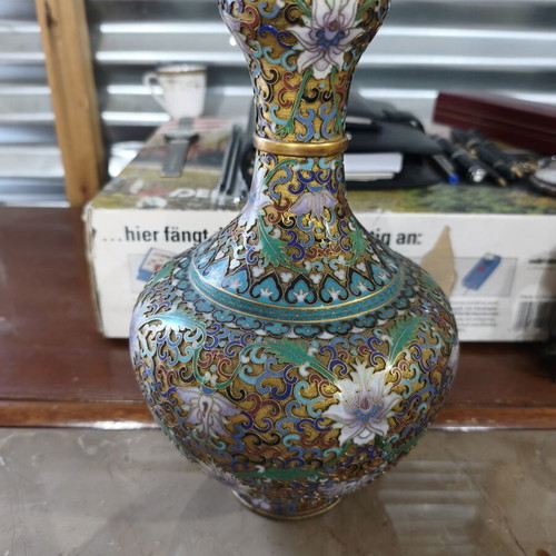 Cloisonné set like new condition