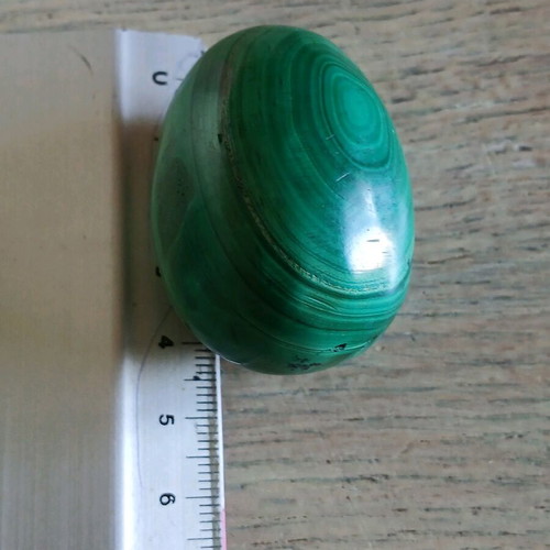 Malachite egg on base new 408 g