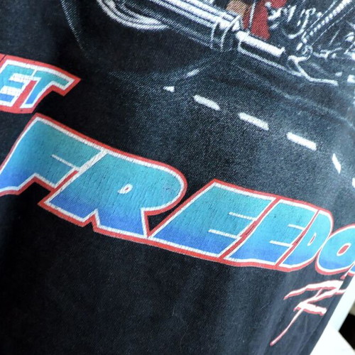 Let The Freedom Ride men's Red Rock t-shirt used, size XXL