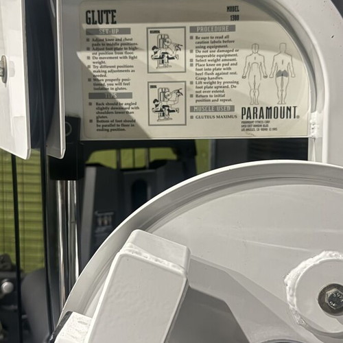Paramount 1300 Glute Machine with Weight Stack
