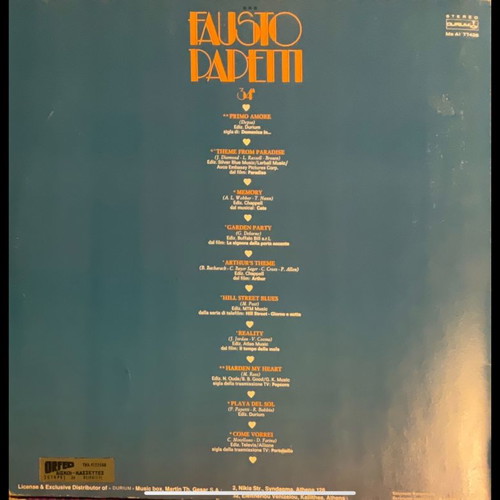 Fausto Papetti 34a LP used, jazz