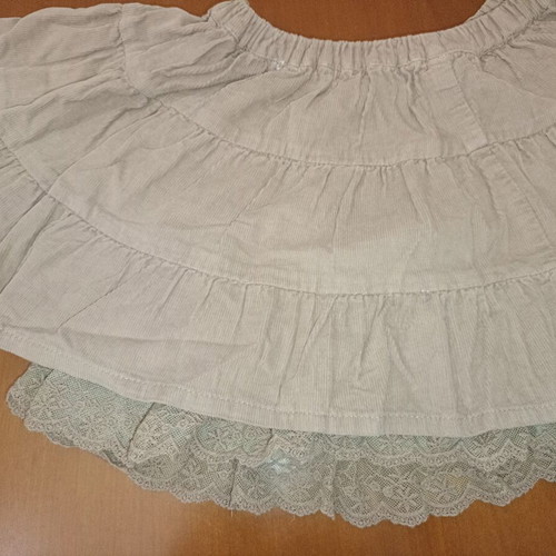 Mothercare Corduroy Skirt for 2-3 Years Like New, Brown