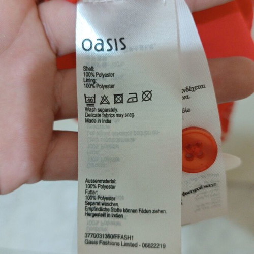 Oasis dress S/36 new red floral