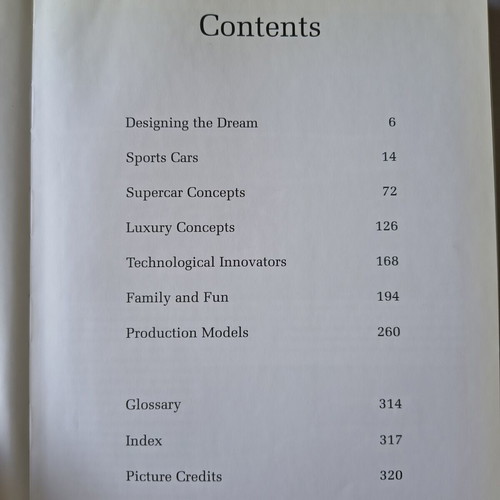 Concept Cars book - Designing for the future