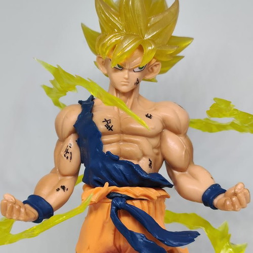 Son Goku Super Saiyan figure 16cm like new, Dragon Ball collectible