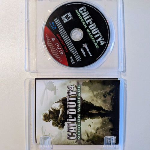 Call of Duty 4 Modern Warfare PS3 game used