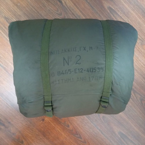Greek Army Winter Sleeping Bag Model GX M-71 Size No 2 New