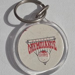 Olympiakos basketball keychain 1990s