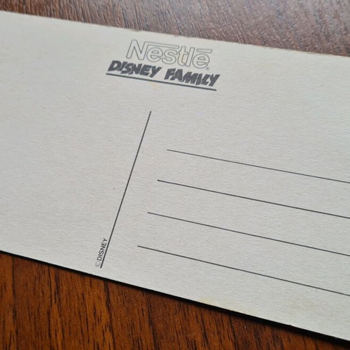 Nestlé Disney Family postcard like new