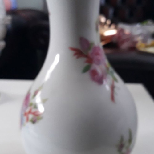 Porcelain vase used, 24 cm height
