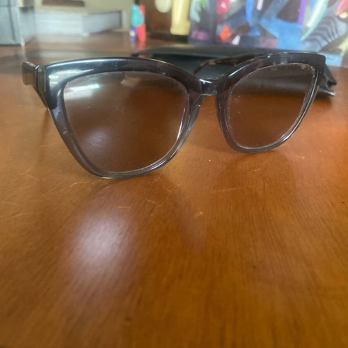 ME and JOE cat eye sunglasses, grey tortoiseshell, handmade Italy