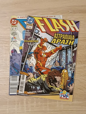 Flash comics pack of 2 issues Modern Times like new
