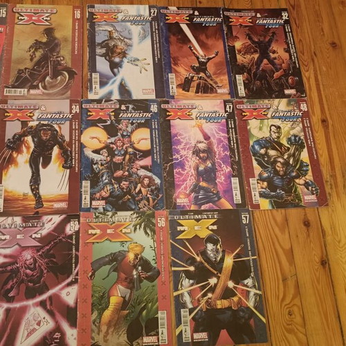 Ultimate X-Men comics used, set of 13 Greek issues by Anubis