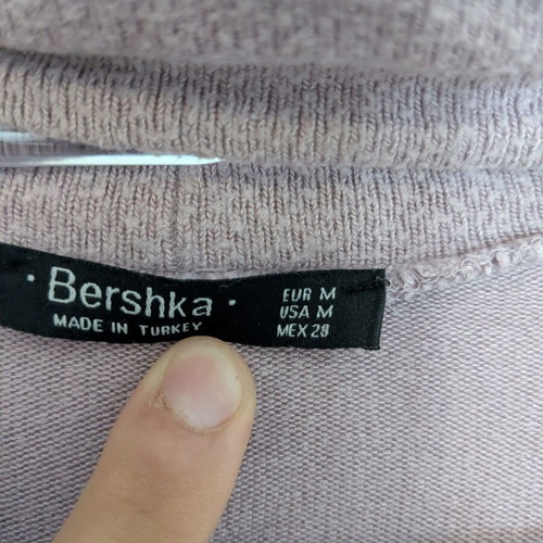 Bershka pink blouse used, size M