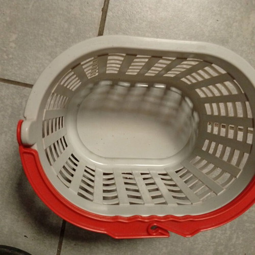 Clothespin basket used