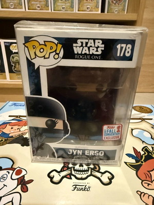 Funko POP! Star Wars Rogue One Jyn Erso (Disguise with Helmet) #178 like new