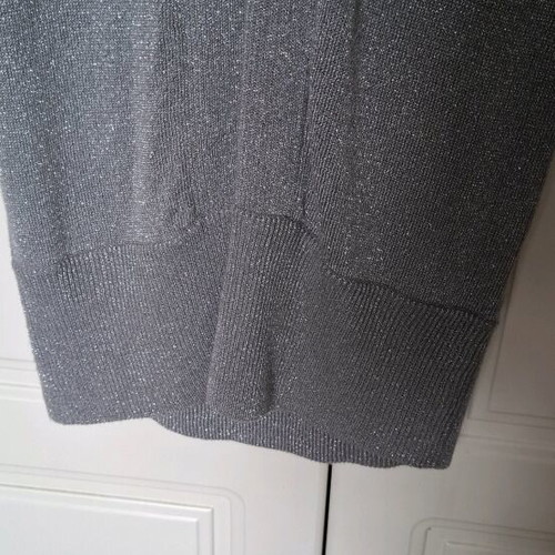 Blouse dress like new, silver, size S fitting M