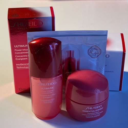 Shiseido serum και κρέμα travel size καινούργια