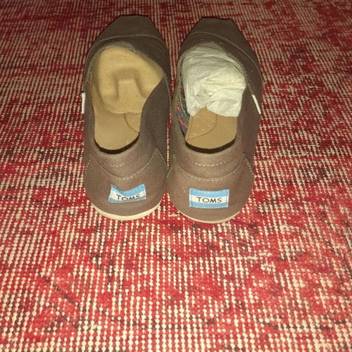Toms shoes used, gray, size 42, casual
