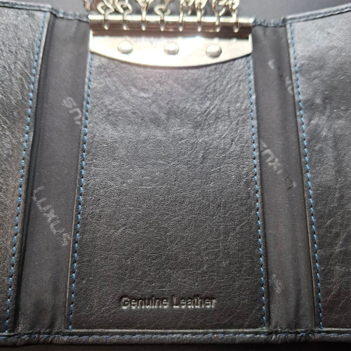 Luxus leather key wallet new, black