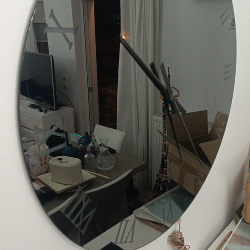Mirror clock E510 LED new, 105 cm