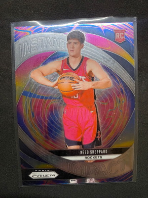 Reed Sheppard Instant Impact-Silver Prizm RC card new