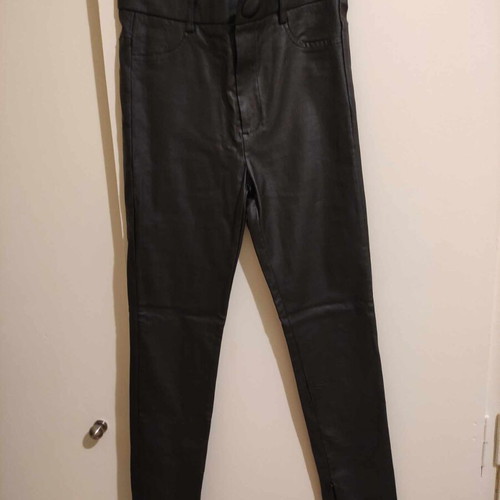 Zara leather pants XS high waist like new