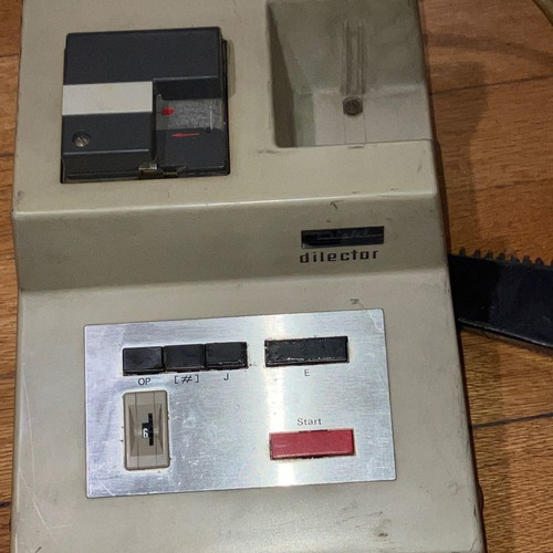 Diehl dilector used punched tape reader unit for vintage calculators