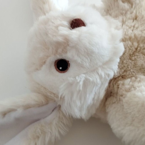 Hand puppet for puppet theater bunny used