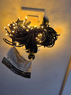 Χριστουγεννιάτικα λαμπάκια 20 μέτρα σαν καινούργια, Eurolamp με IP44