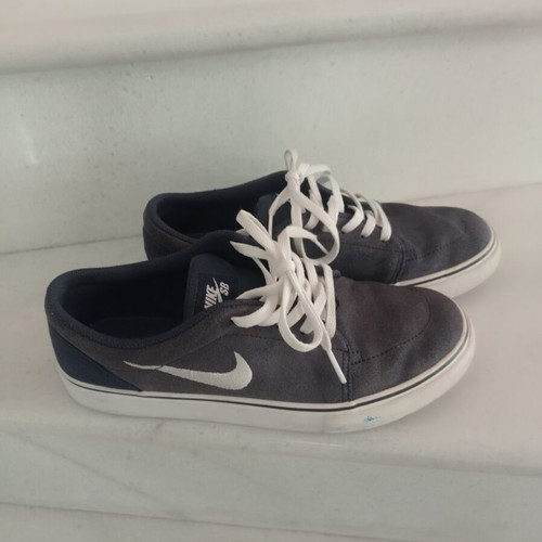 Nike sneakers μεταχειρισμένα, δερμάτινα σουέτ, μέγεθος 39, μπλε