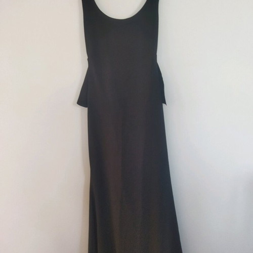 Maxi backless dress like new, black