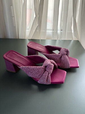 Hispanitas mules size 38 new, pink and purple